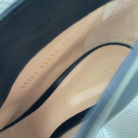 Booties VAMP | Gianvito Rossi Gianvito Rossi Black Leather Vamp Booties